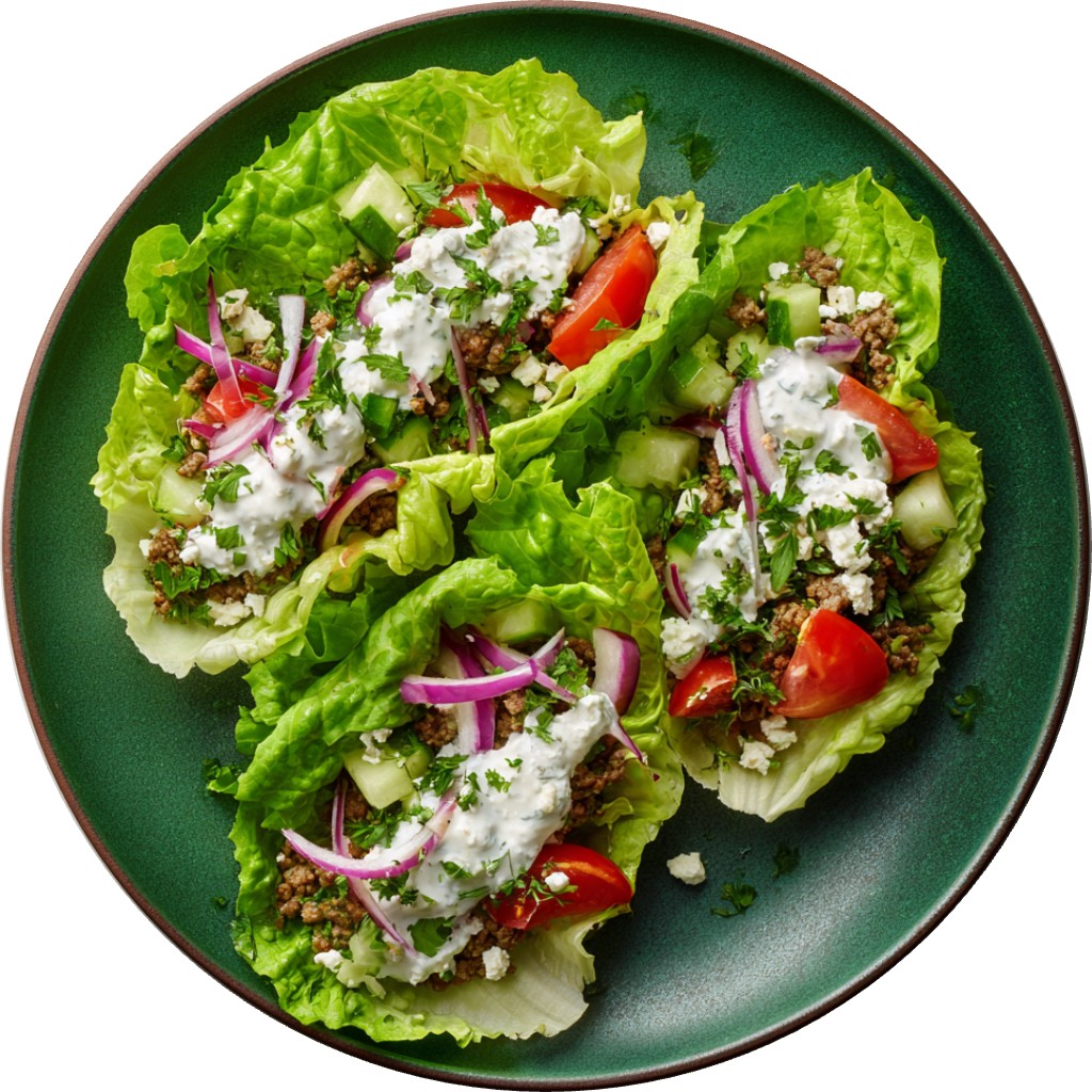 Mediterranean Lettuce Wraps