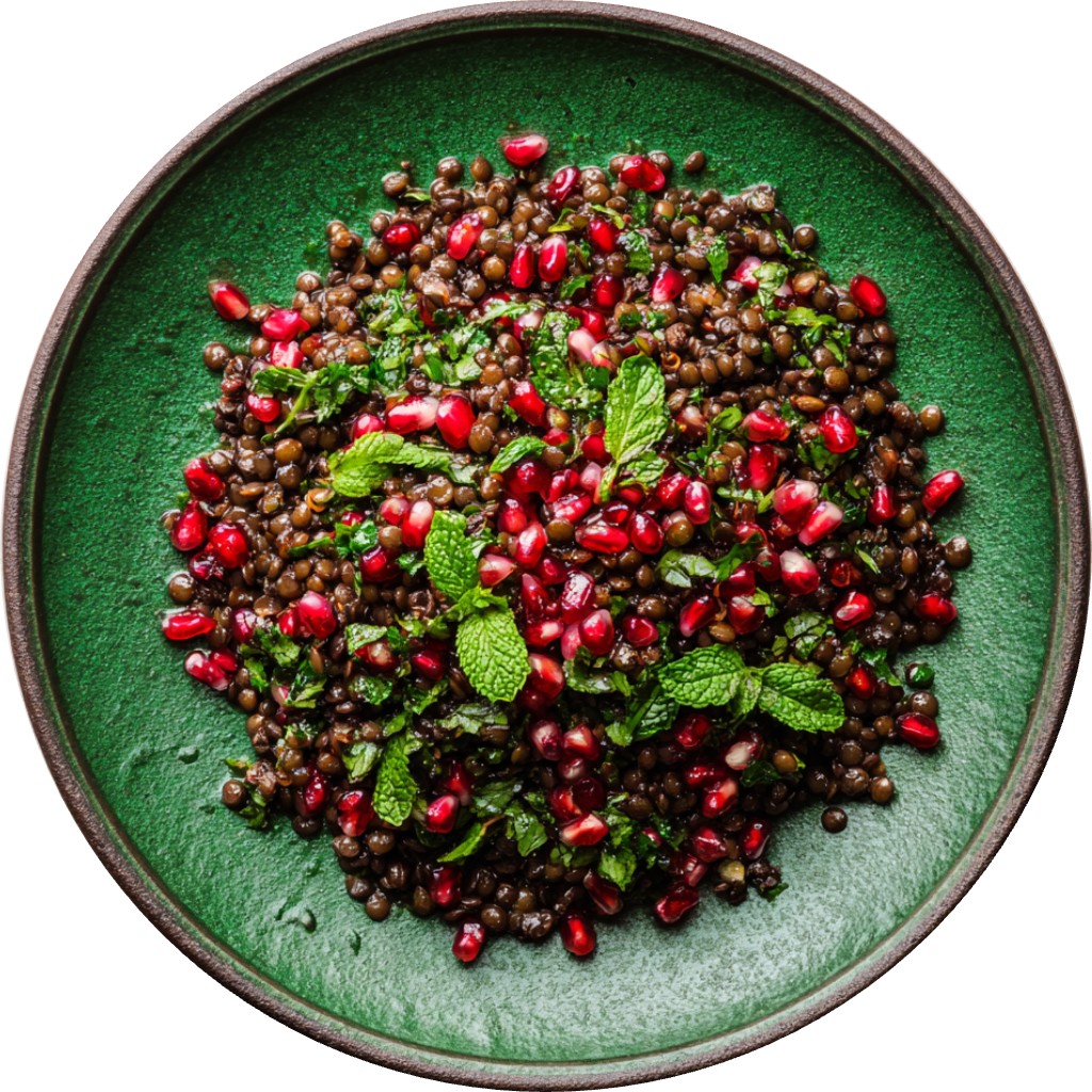 Lentil Pomegranate Salad