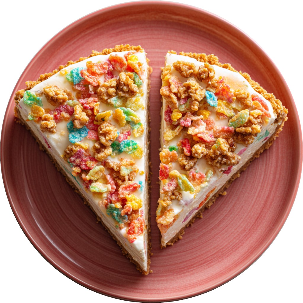 Cheesecake With Fruity Pebbles