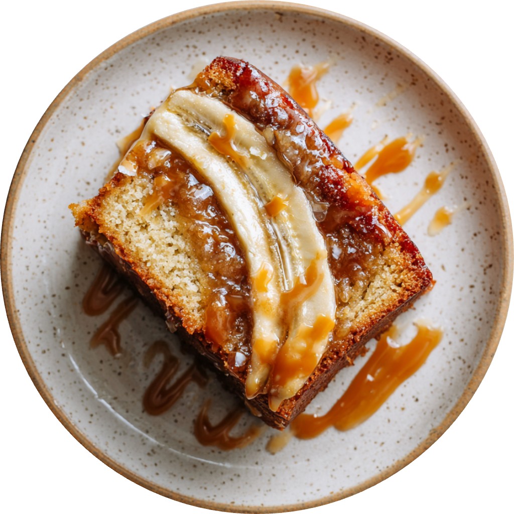 Salted Caramel Brown Butter Banana Cake