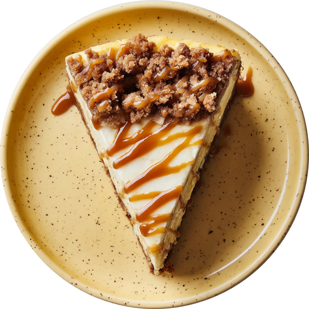 Apple Crumble Cheesecake