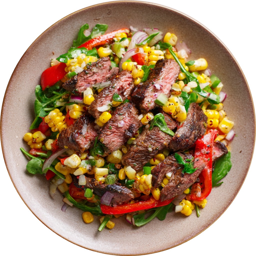 Steak And Corn Salad