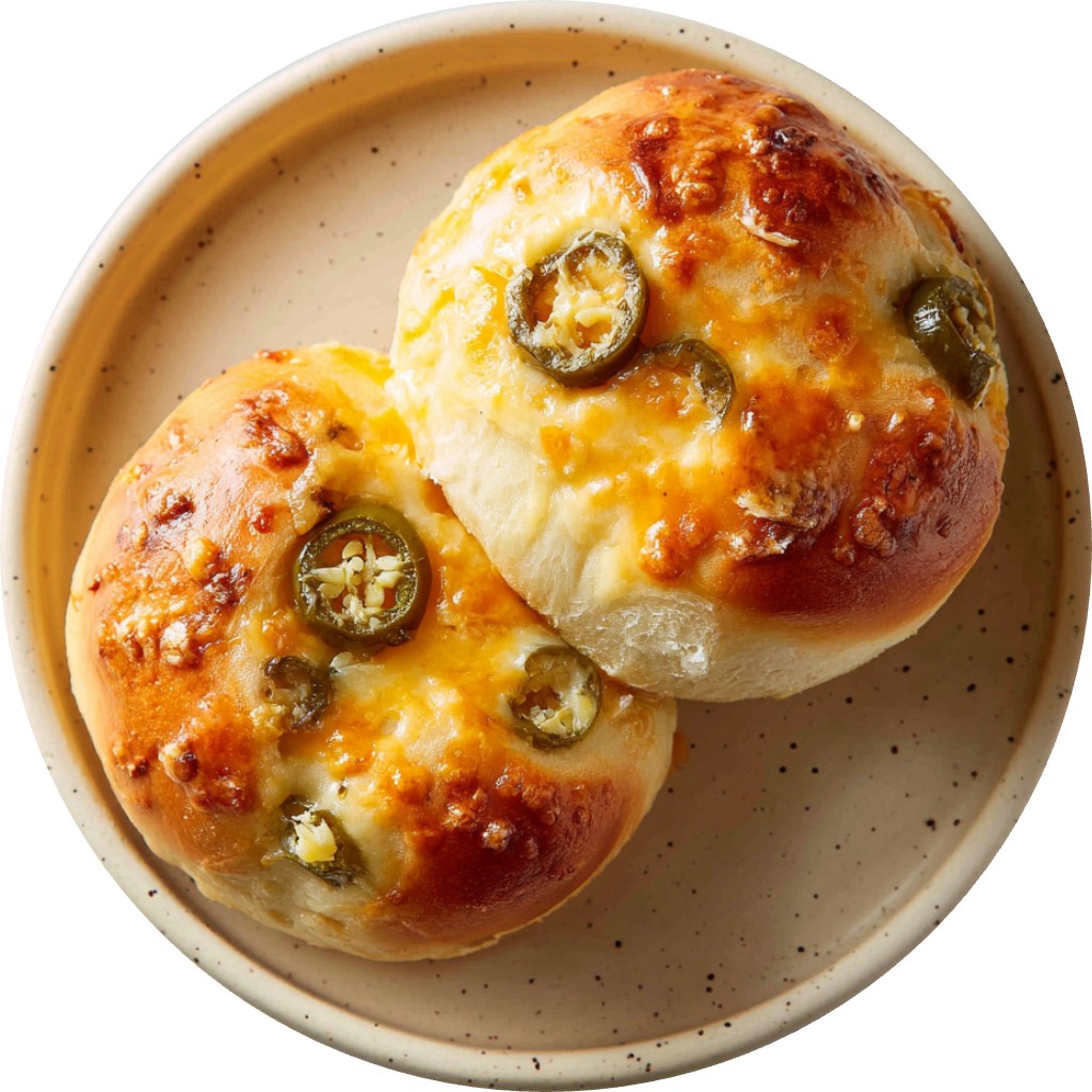 Salted Honey Butter Jalapeño Cheddar Rolls