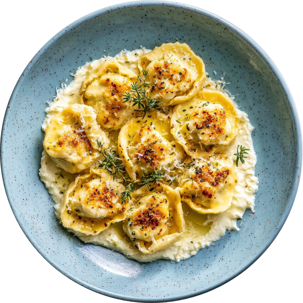 Roasted Garlic & Whipped Ricotta Agnolotti