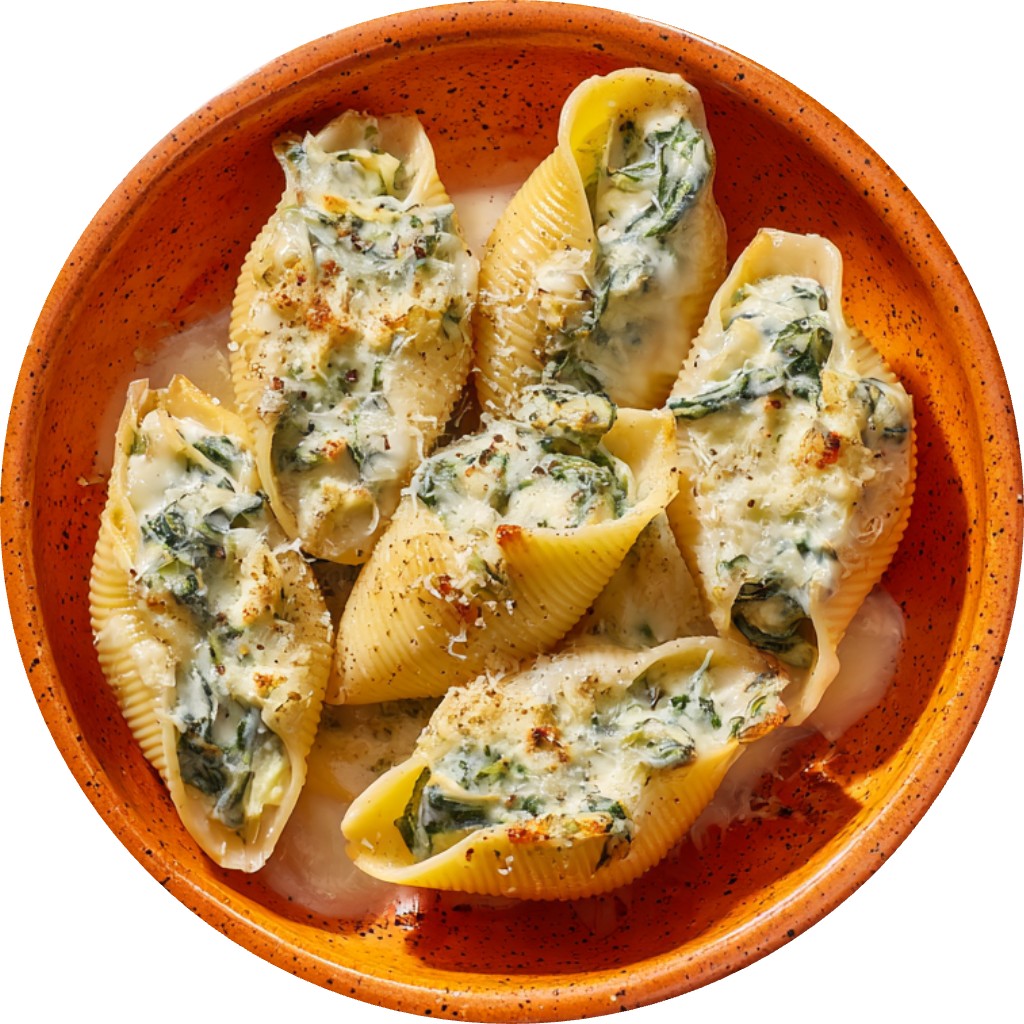 Spinach & Artichoke Stuffed Shells
