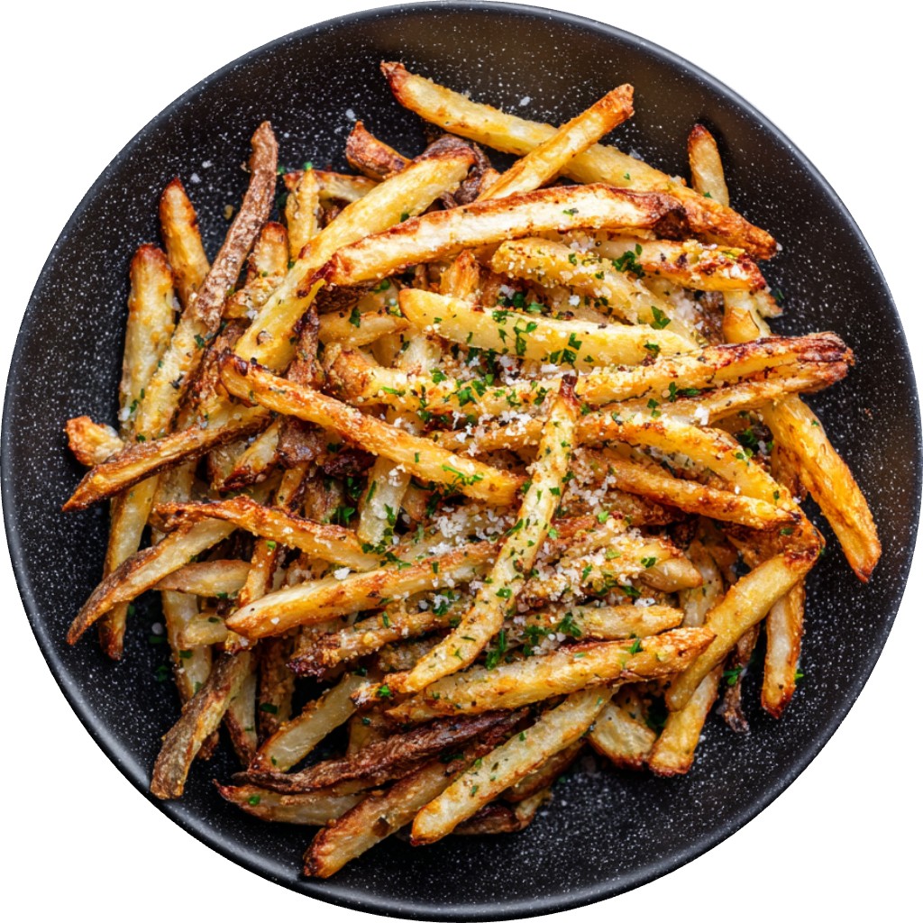 Crispy Air Fryer Garlic Parmesan Fries