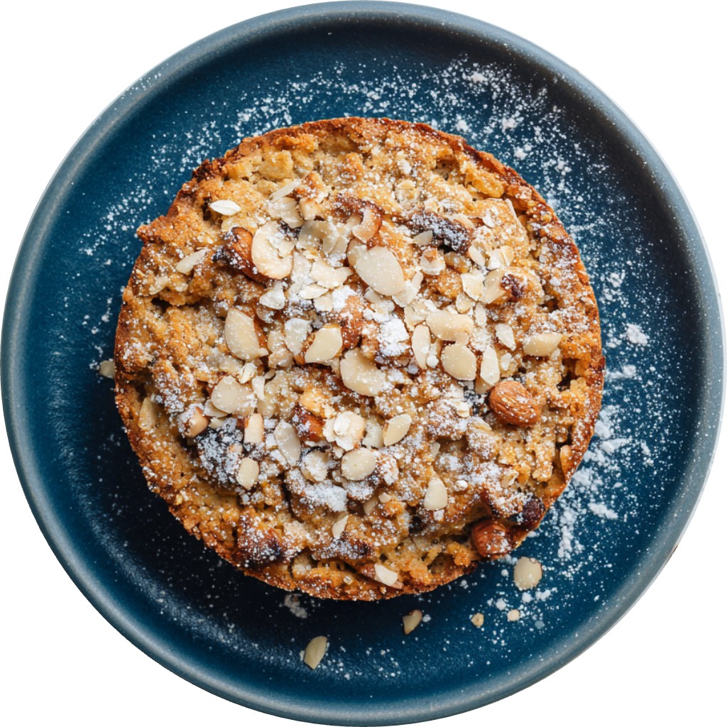 Almond Croissant Baked Oats