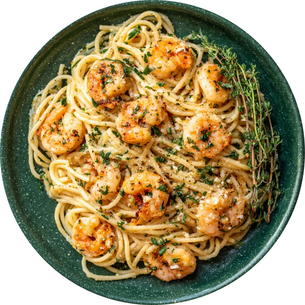 Garlic Butter Shrimp Pasta