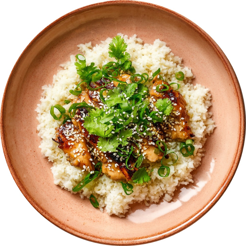 Miso Soy Chicken With Coconut Lime Rice