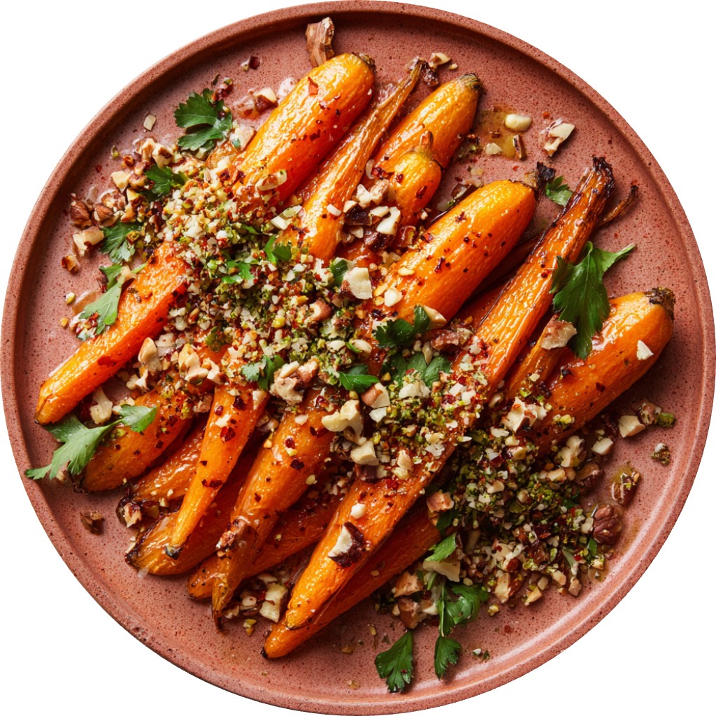 Miso Pistachio Carrots