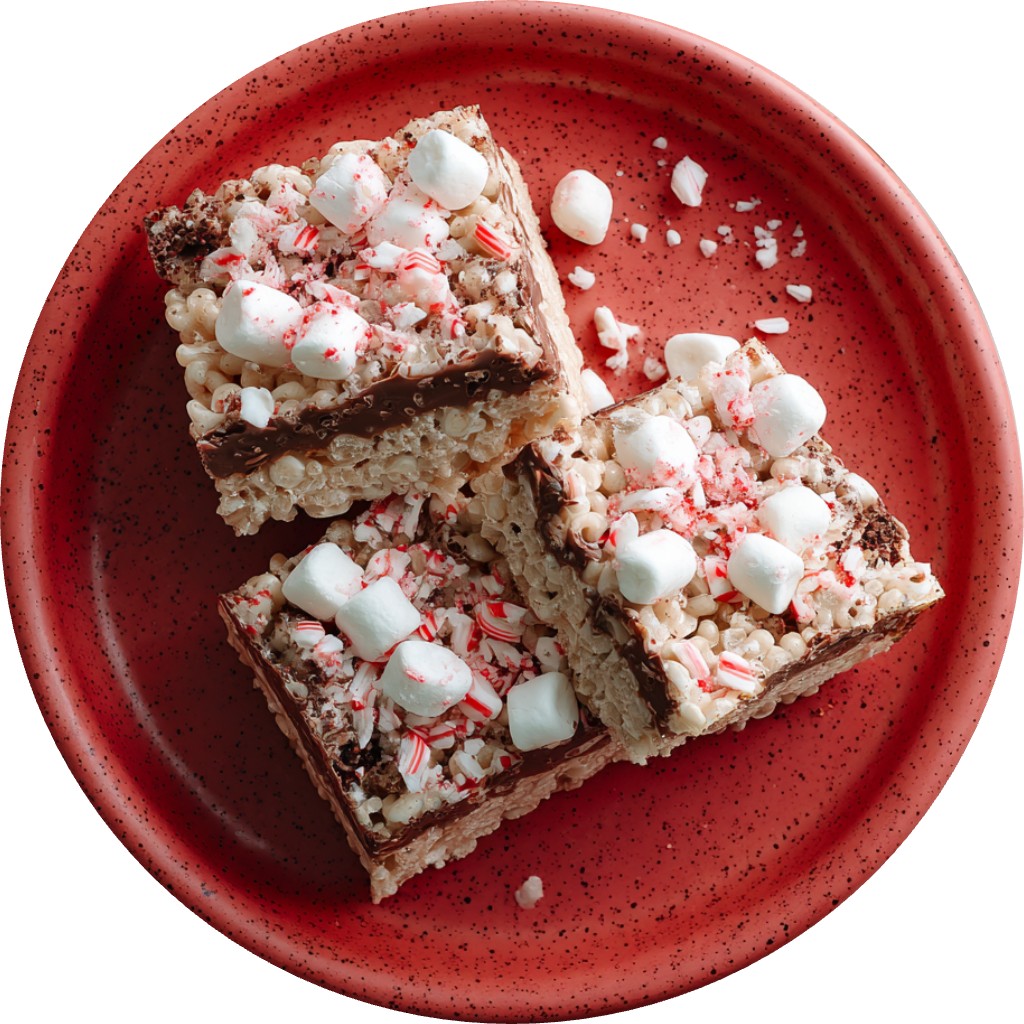 Peppermint Bark Rice Krispies