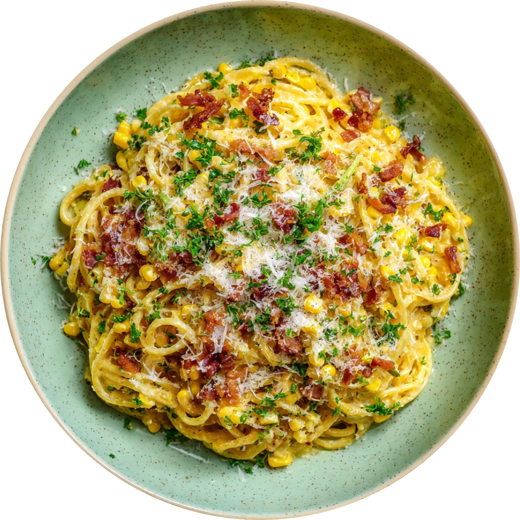Vegetarian Corn Carbonara