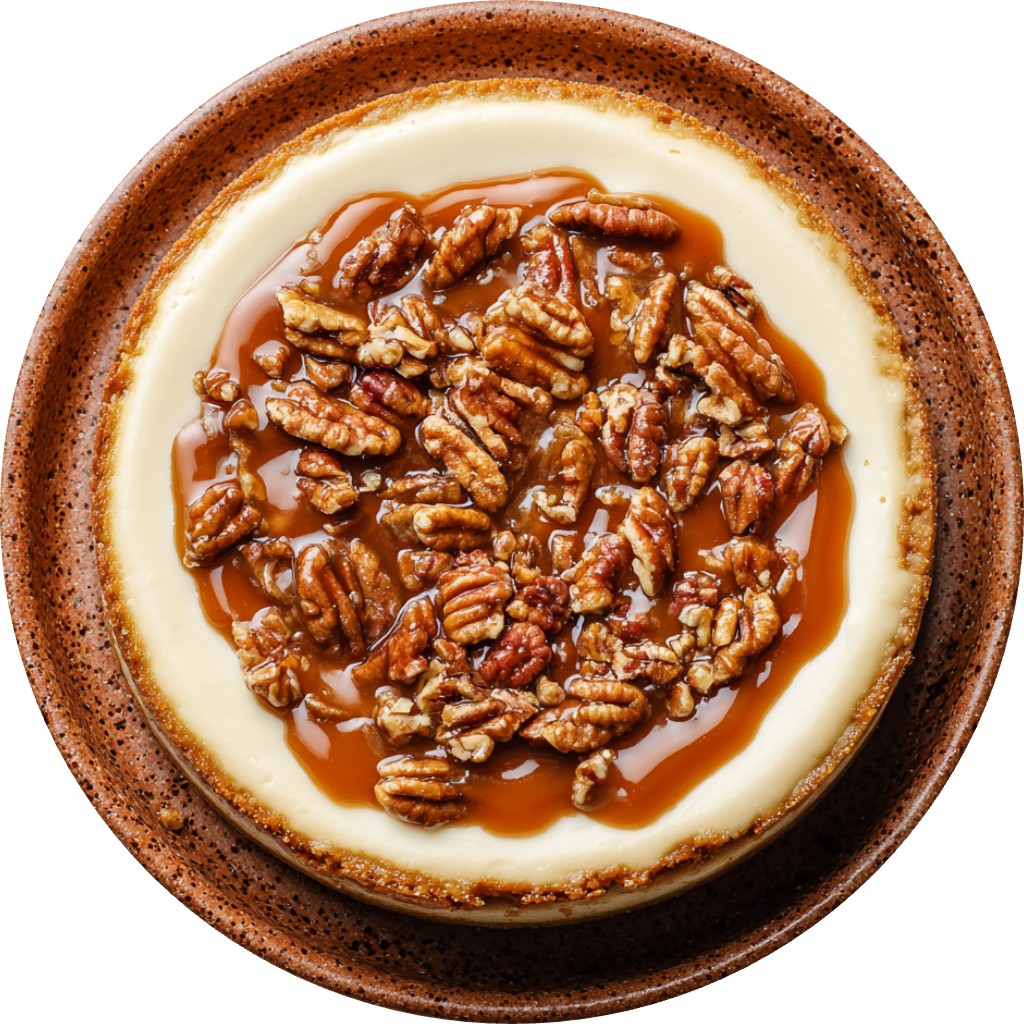 Caramel Pecan Cheesecake