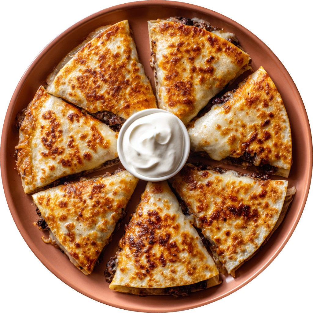 Crispy Toasted-Cheese Black Bean Quesadillas