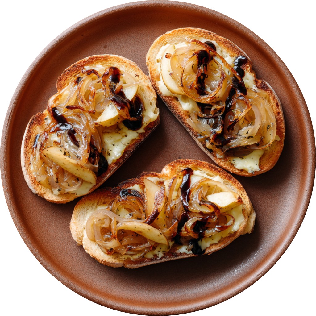 Shallot + Apple Cheese Toasties