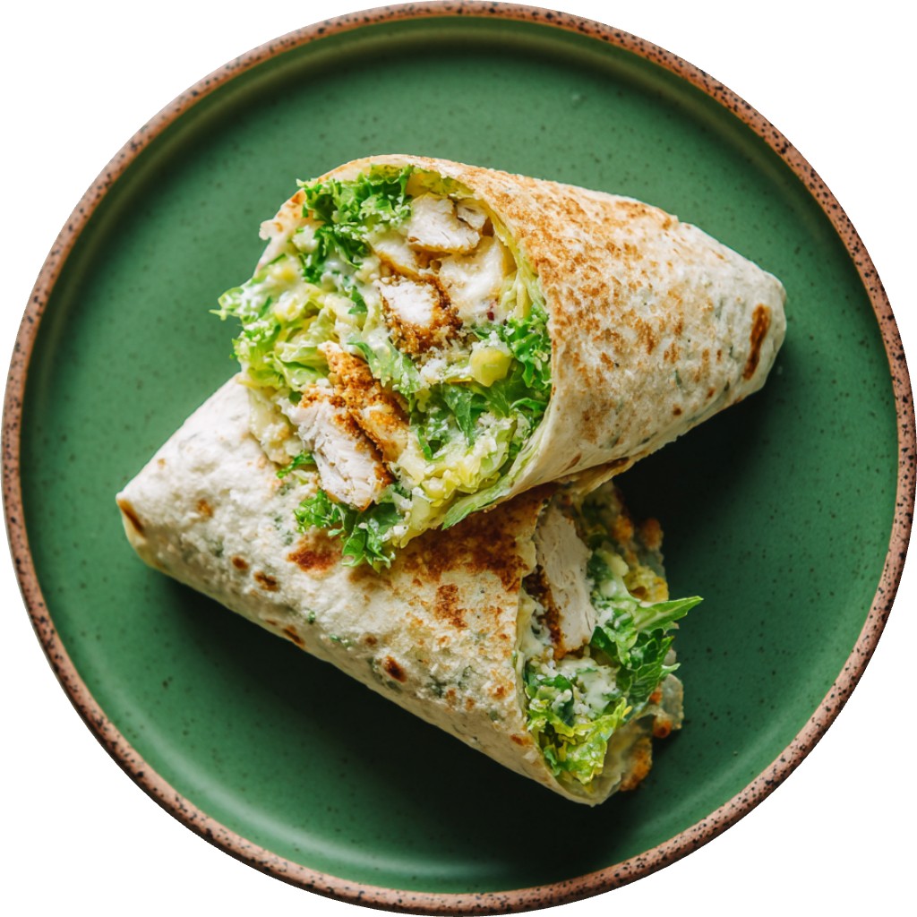 Parmesan Crusted Chicken Caesar Crunchwrap