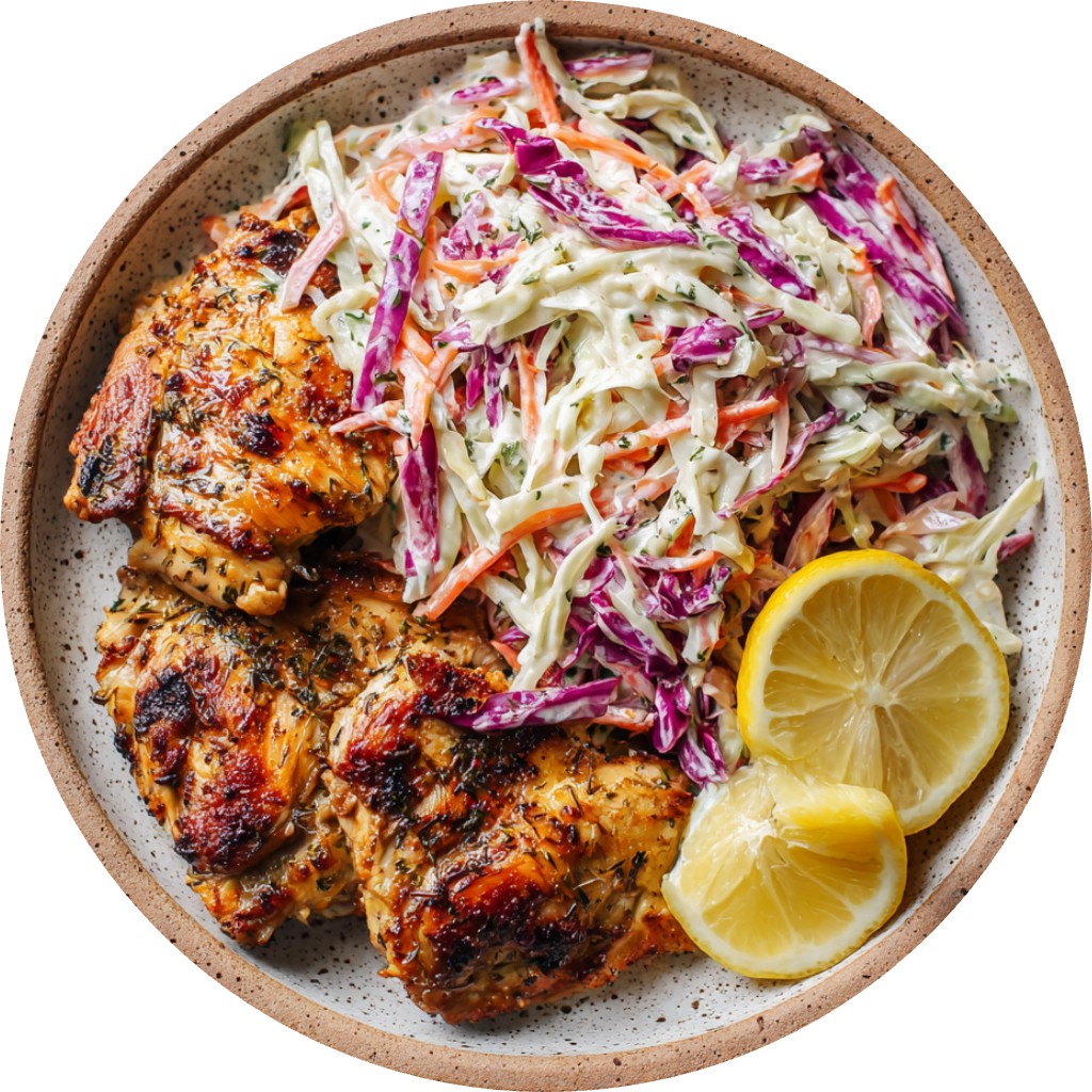 Greek Chicken Slaw