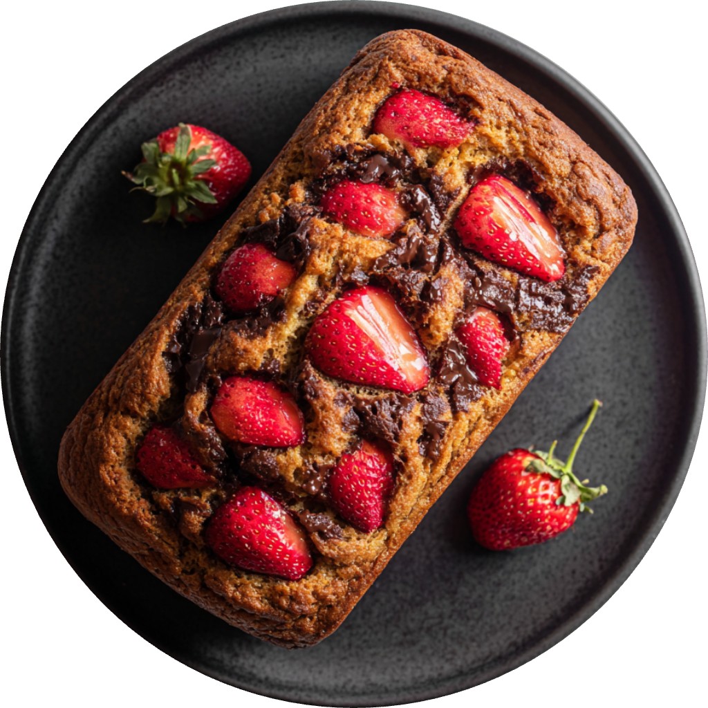 Chocolate Strawberry Banana Bread