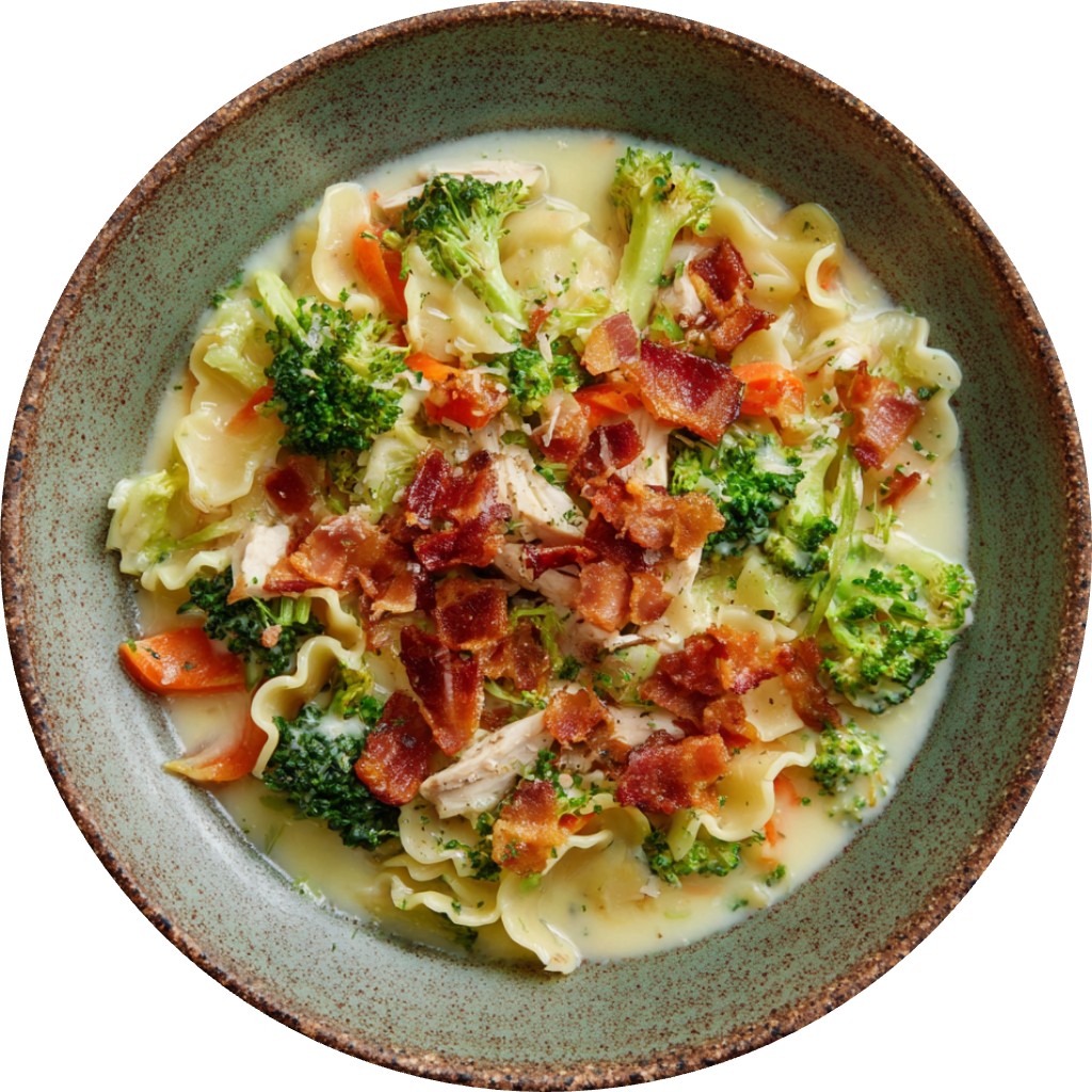 Broccoli Cheddar Soup Pasta
