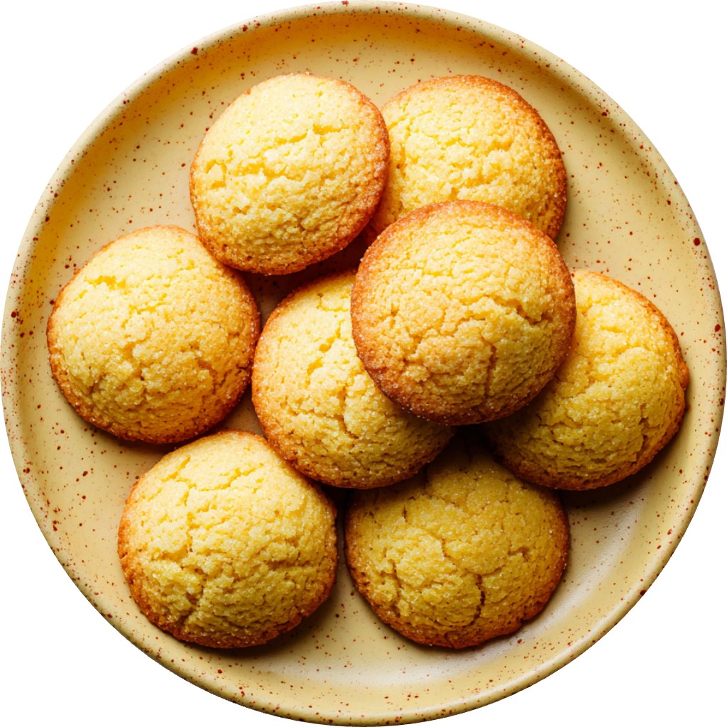 Honey Butter Cornbread Cookies