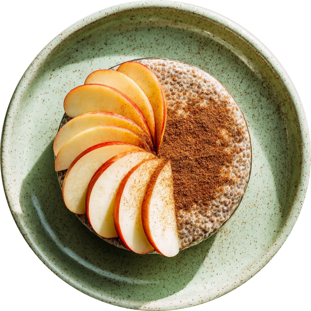 Spiced Apple Chia Pudding