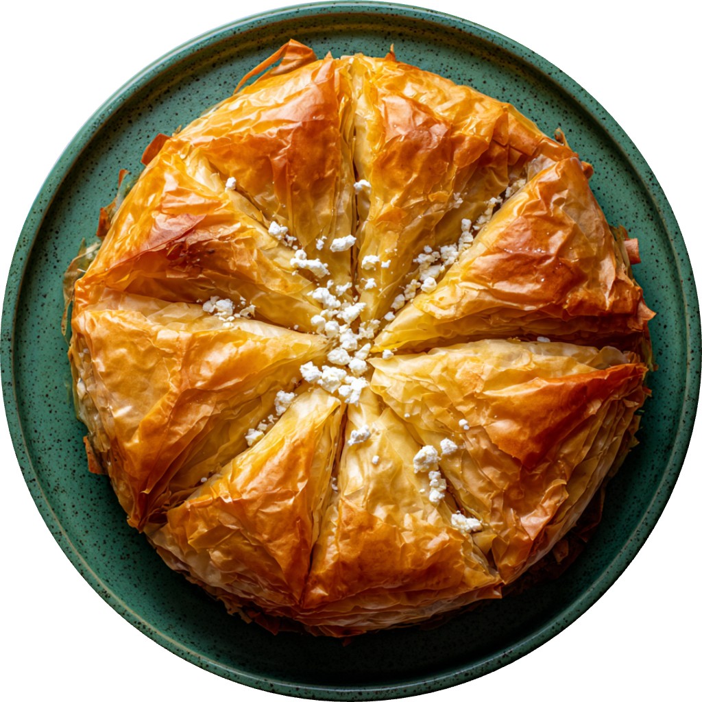 Greek Phyllo And Cream “Pie”