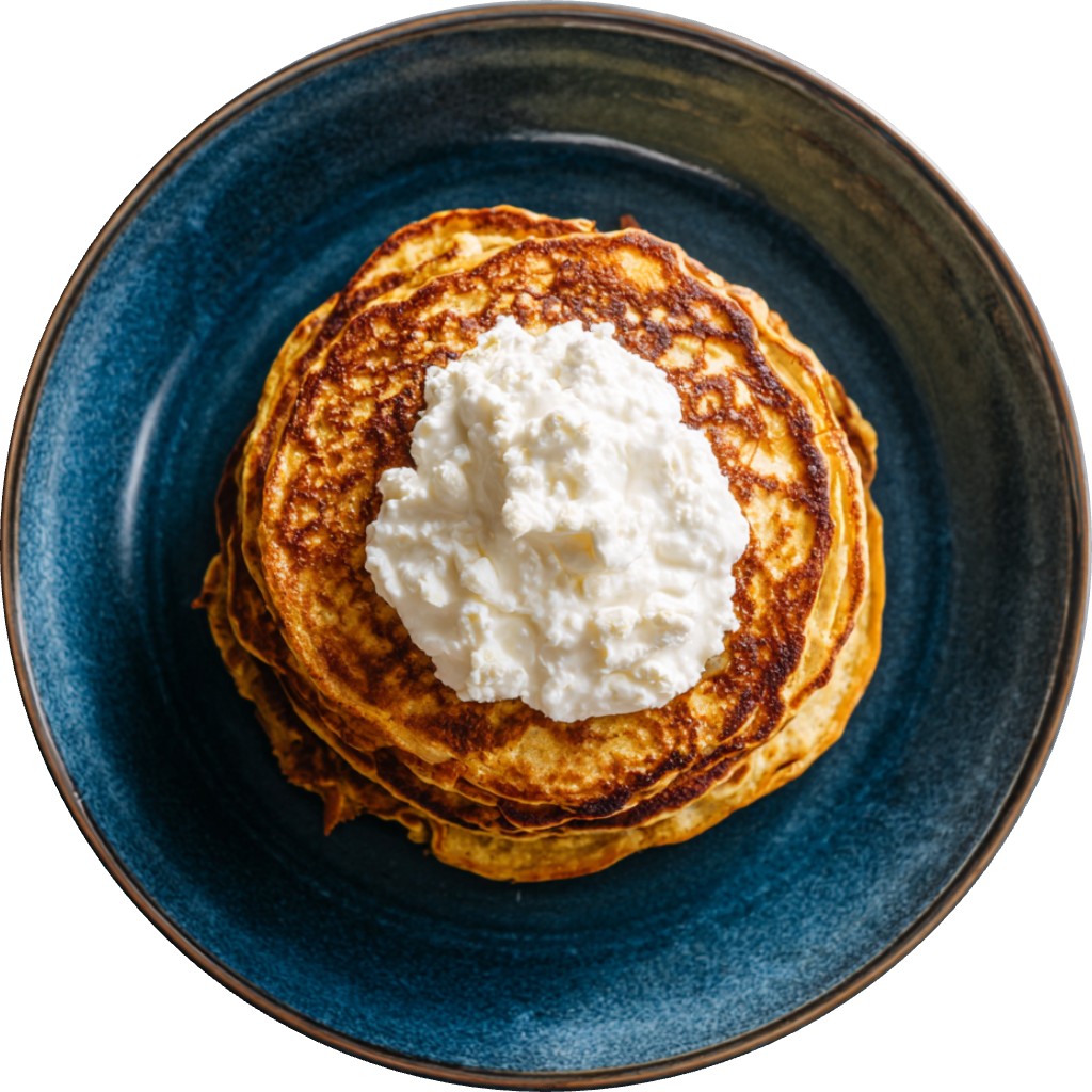 High-Protein Pumpkin Pancakes With Cottage Cheese