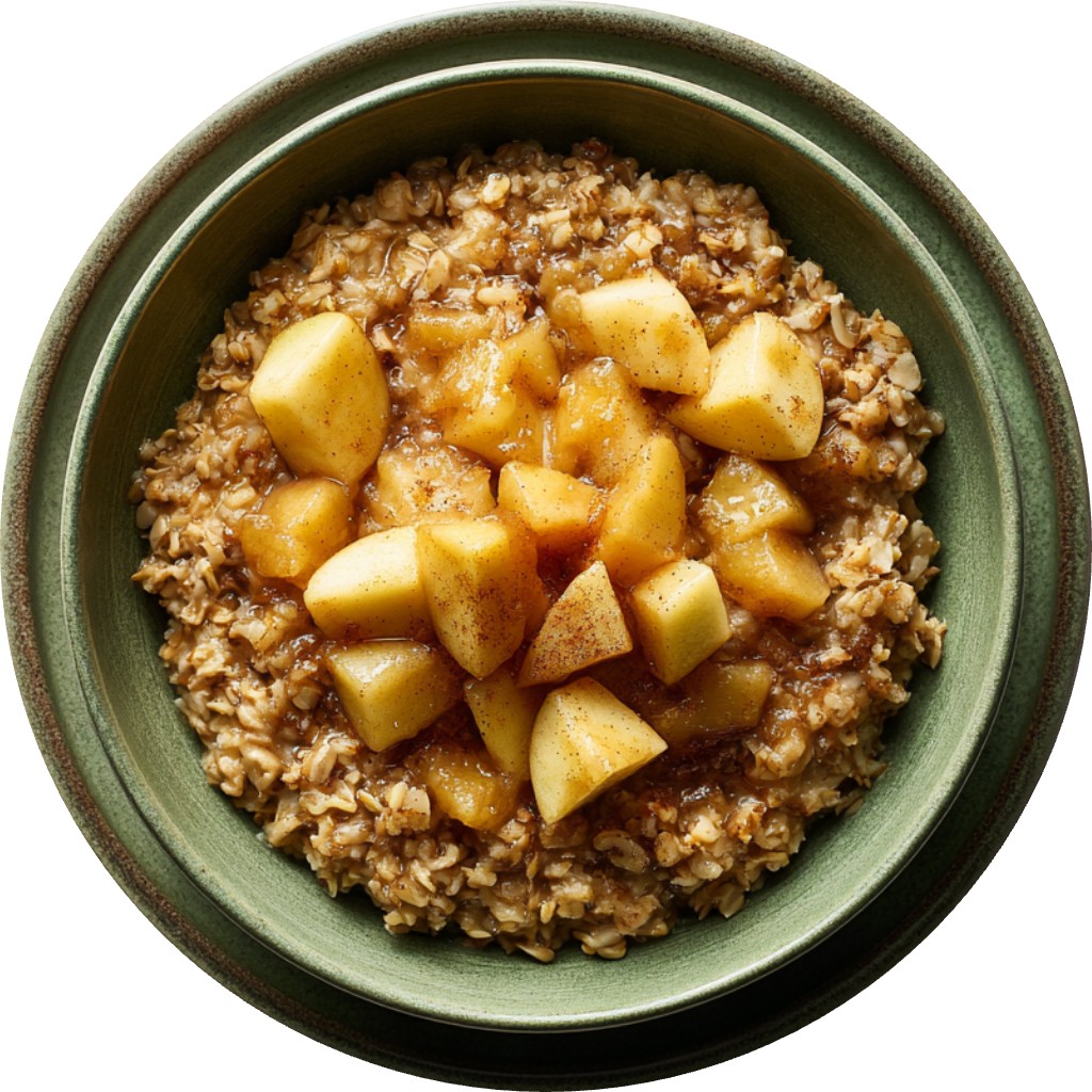 Warm Cinnamon Apple Stovetop Oats