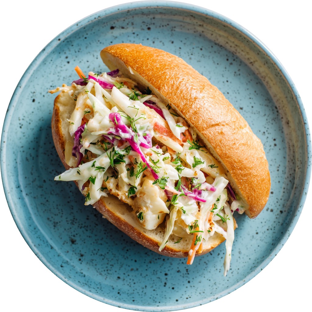 Honey Mustard Chicken Melt With Apple Slaw