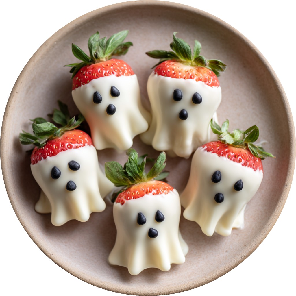 Spooky Ghost Strawberries