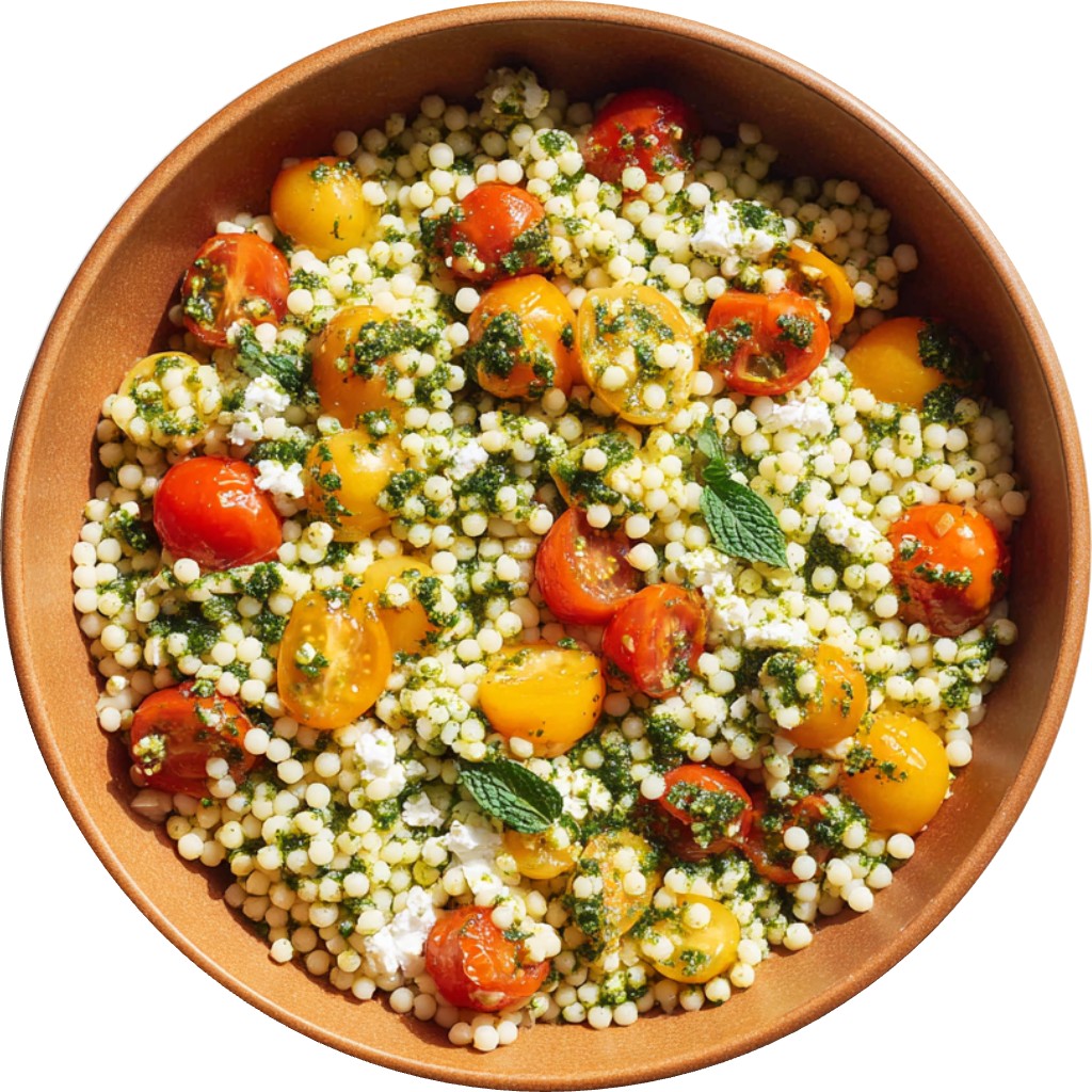 Caprese Pesto Couscous