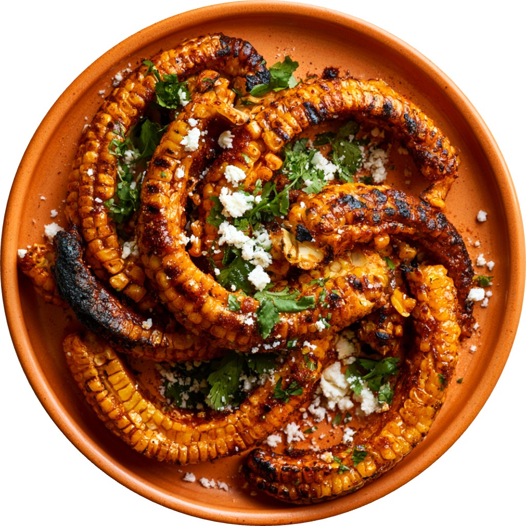 Sticky Creole Grilled Corn Ribs
