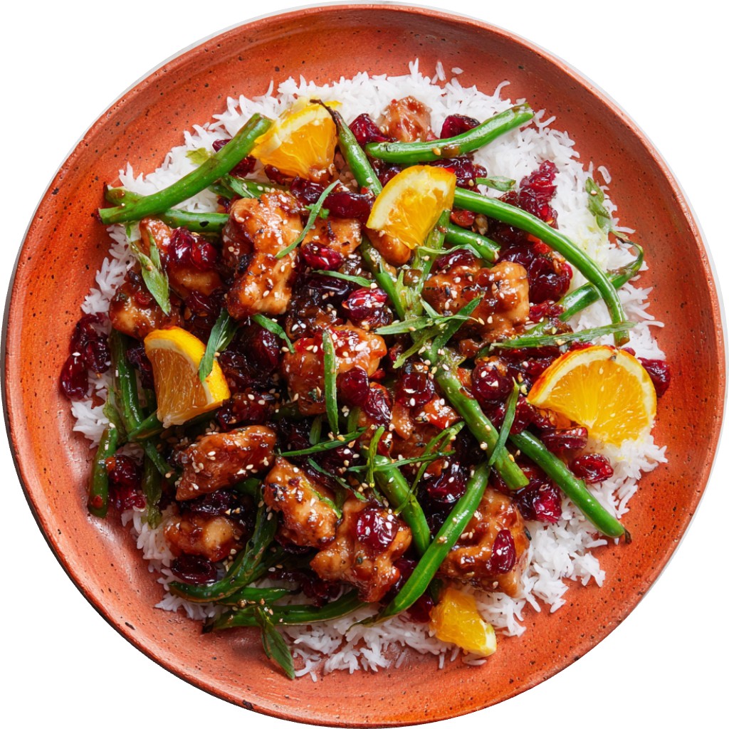 Sweet-And-Sour Cranberry Chicken Stir-Fry