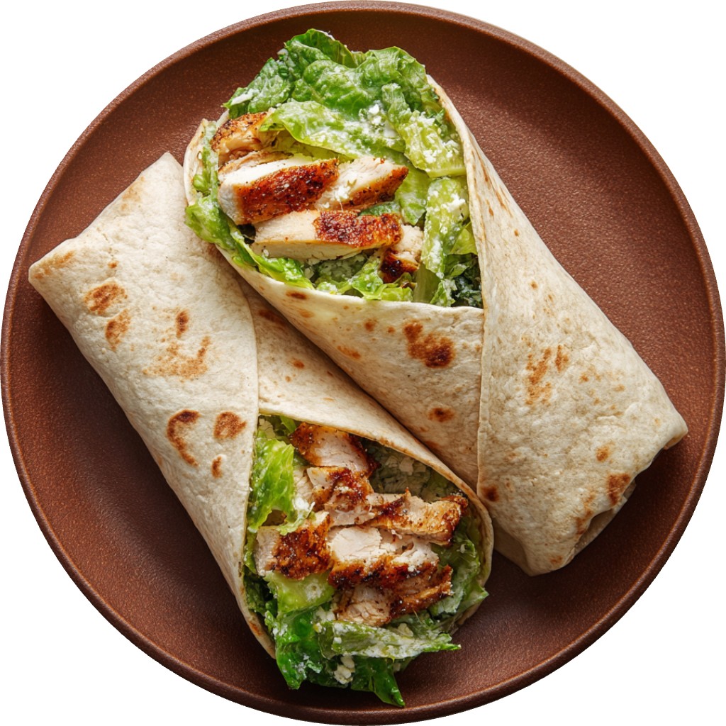 Spicy Chicken Caesar Wrap