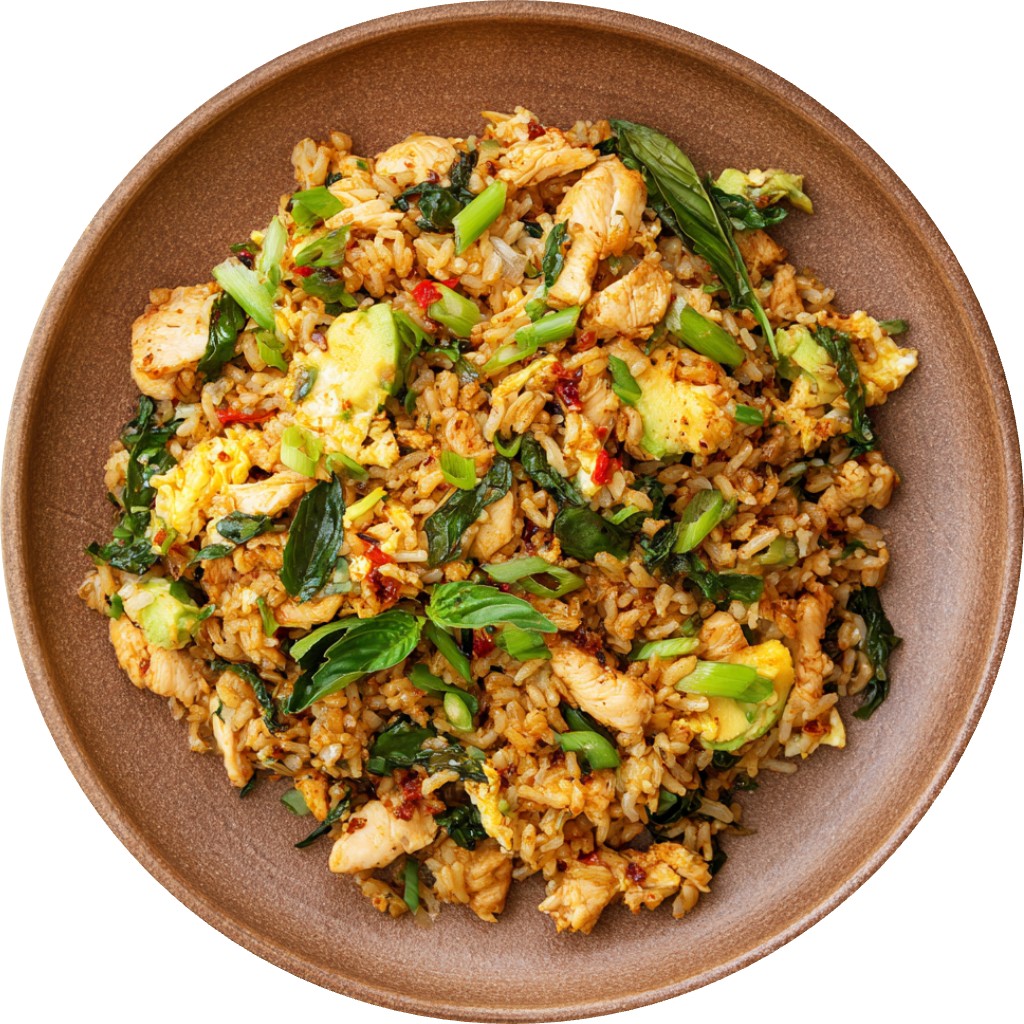 Thai Basil Chicken Fried Rice