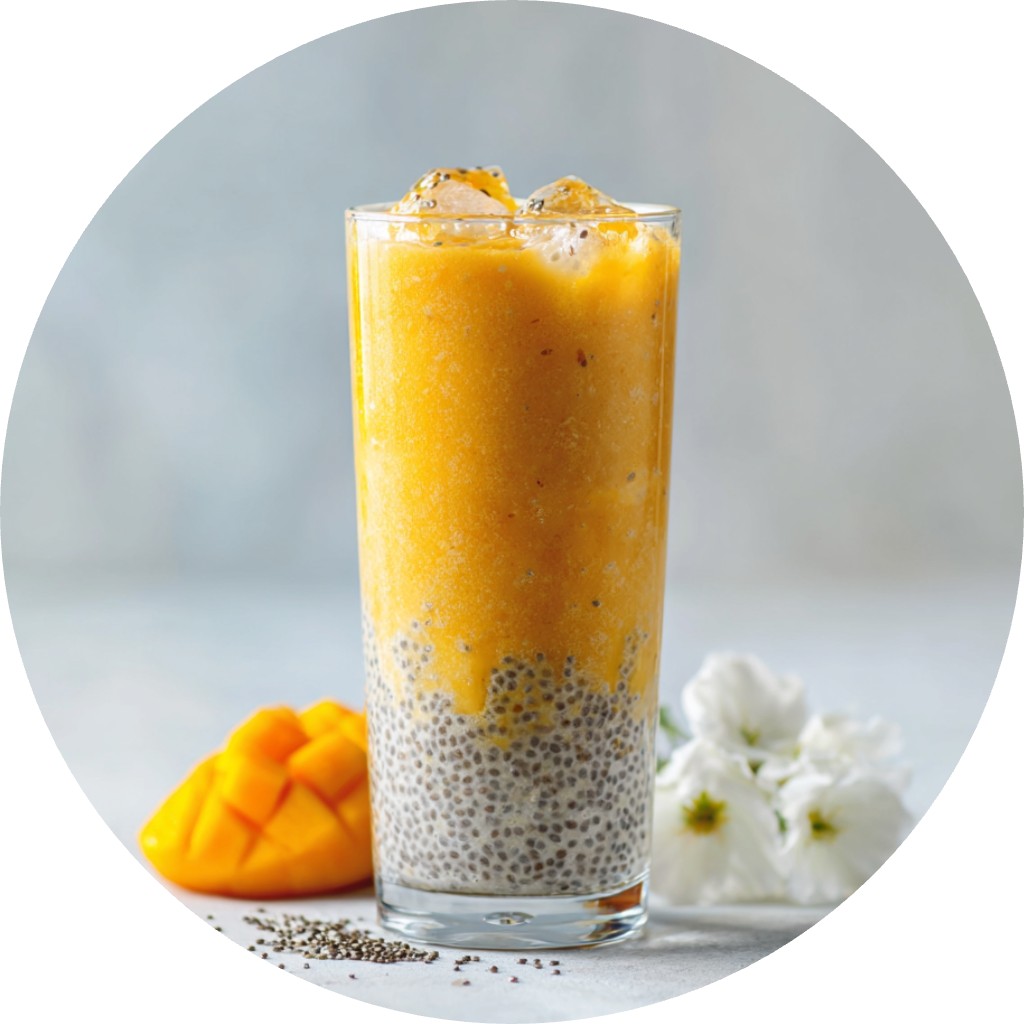 Orange-Mango Chia Seed Smoothie