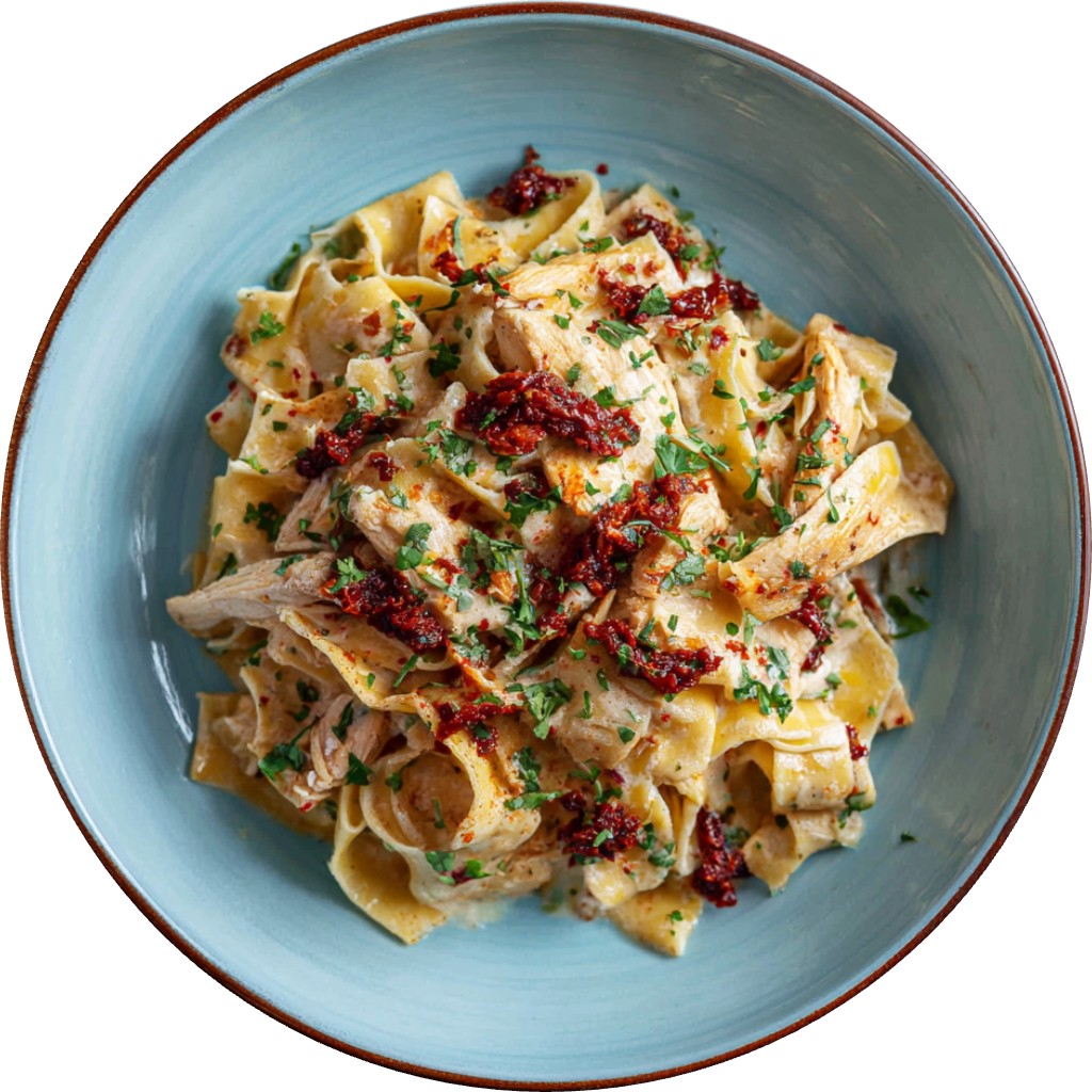 Slow Cooker “Marry Me” Chicken Pappardelle
