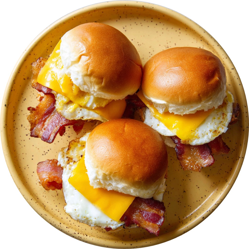 Egg, Bacon & Cheese Breakfast Sliders