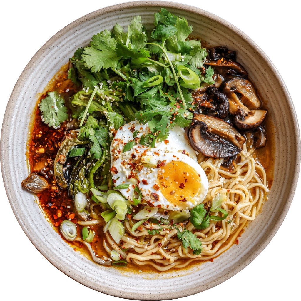 Fiery Yet Creamy Firecracker Ramen