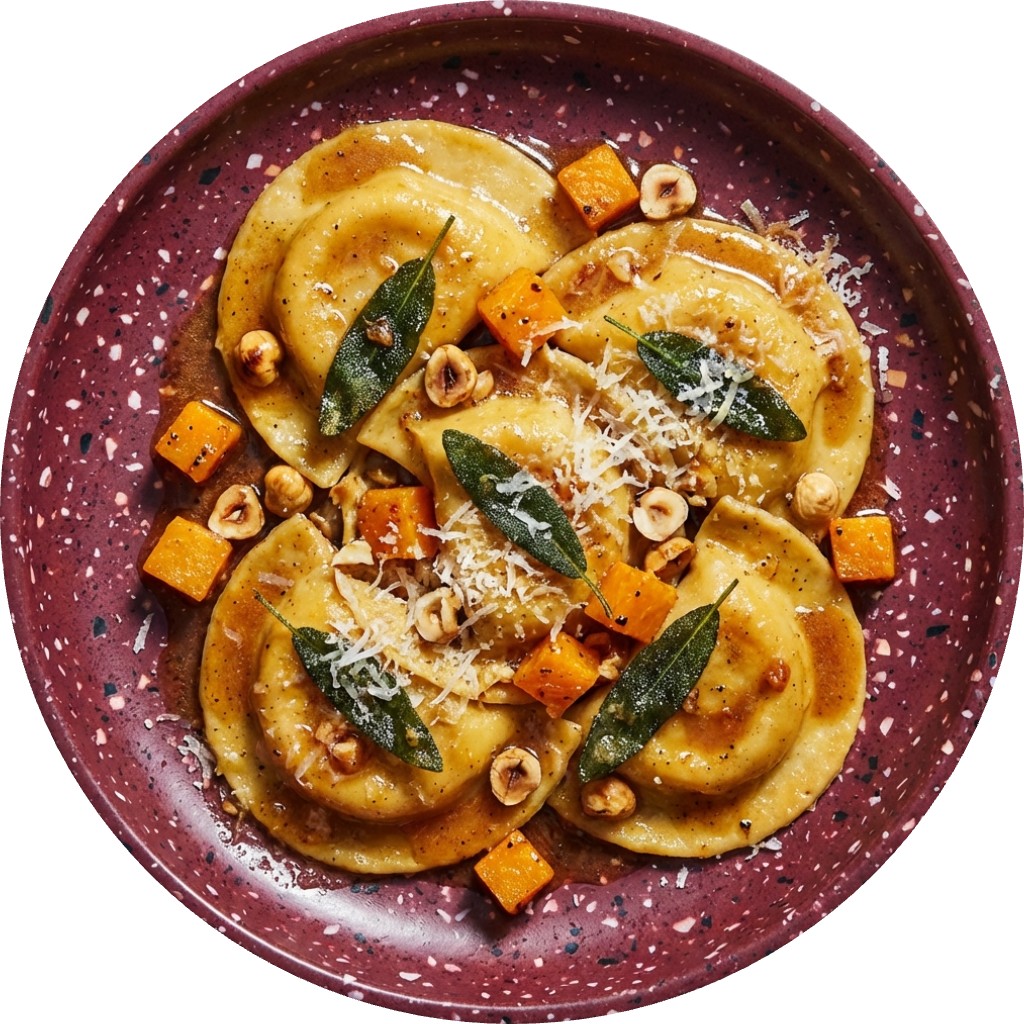 Shortcut Butternut Squash Ravioli