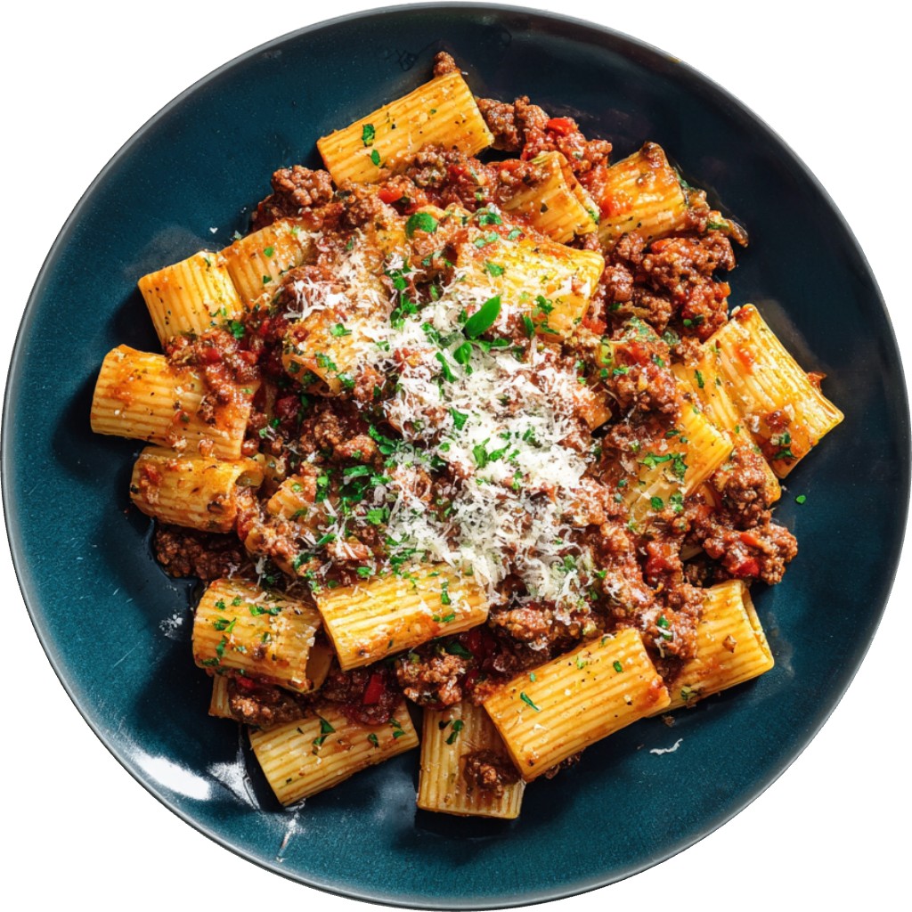 Cheesy Beef Rigatoni