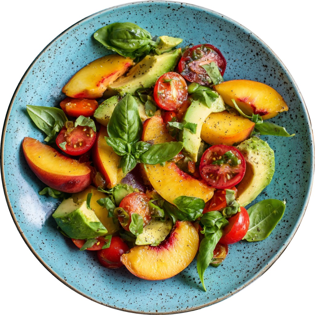 Peach And Avocado Salad