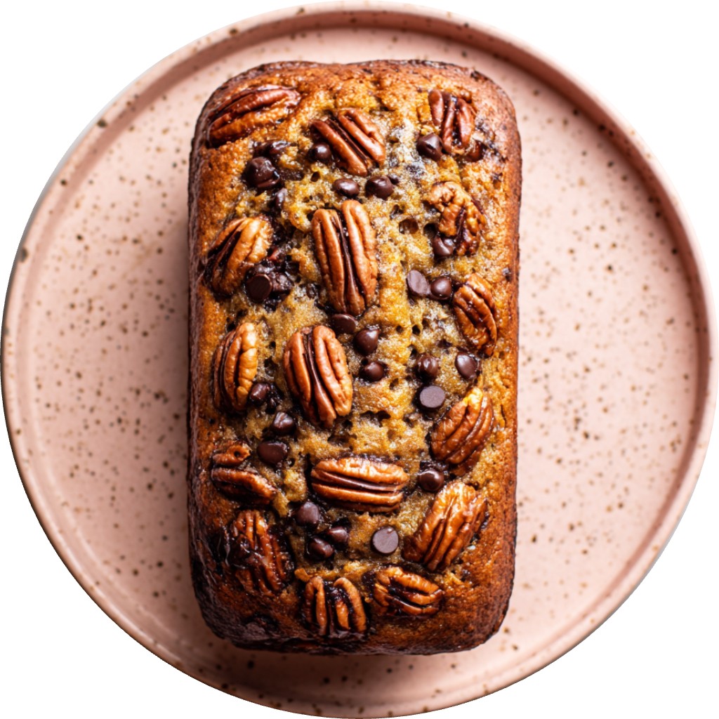 Chocolate Chip Pecan Banana Bread