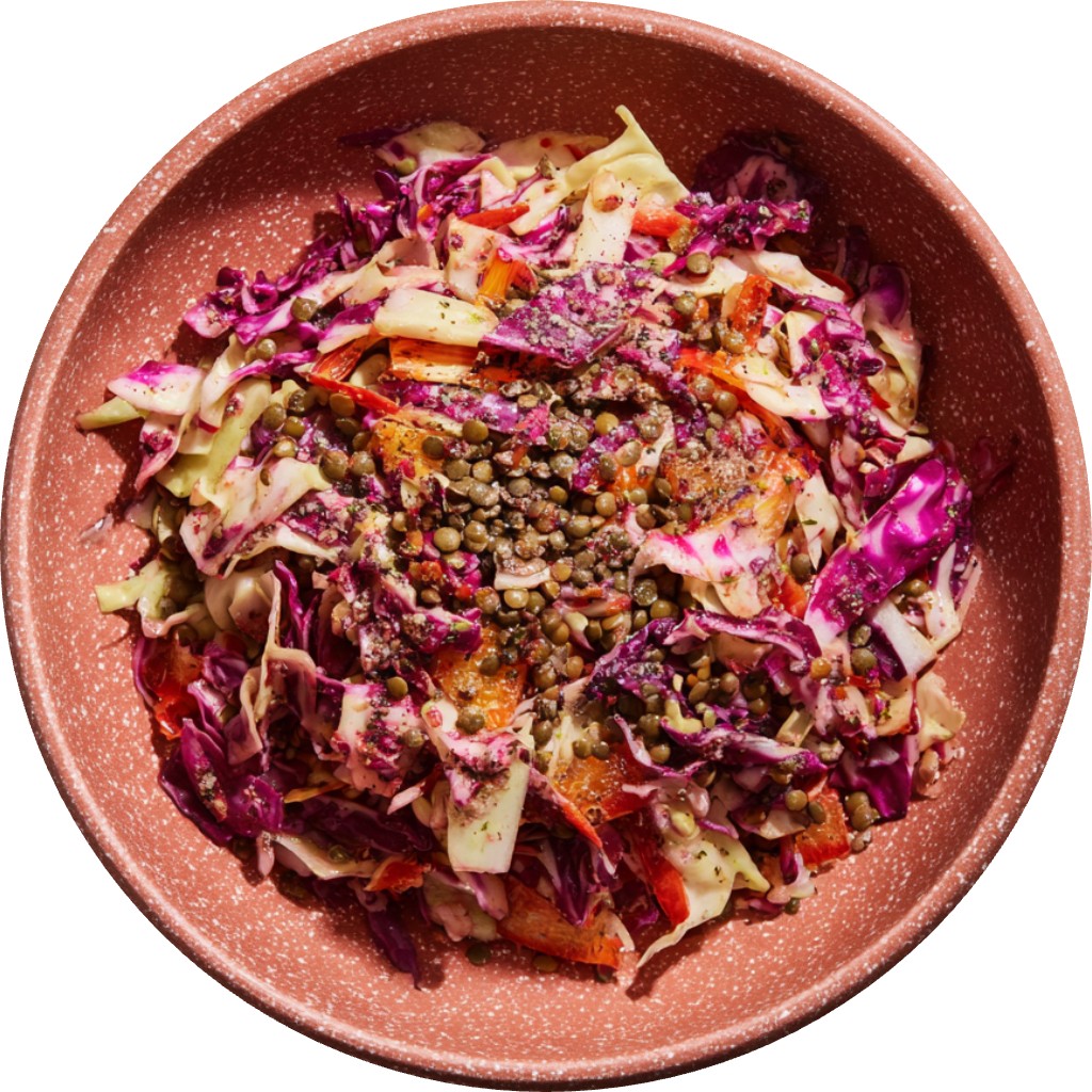 Orange Chipotle Honeynut Cabbage Salad