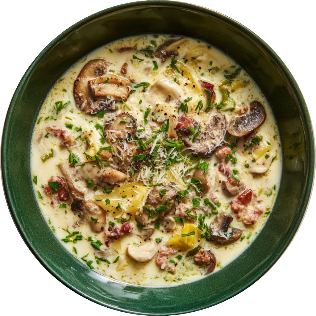 White Lasagna Soup