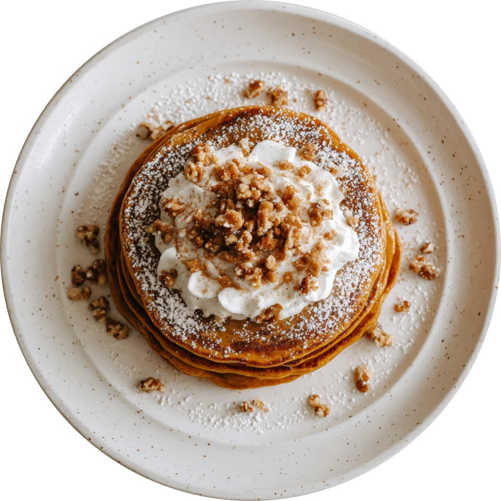 Biscoff Pumpkin Pancakes