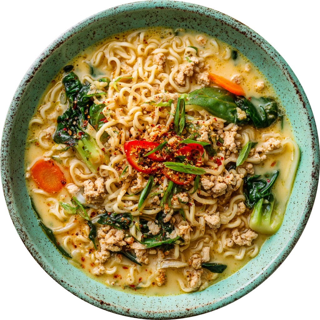 Creamy Firecracker Chicken Ramen
