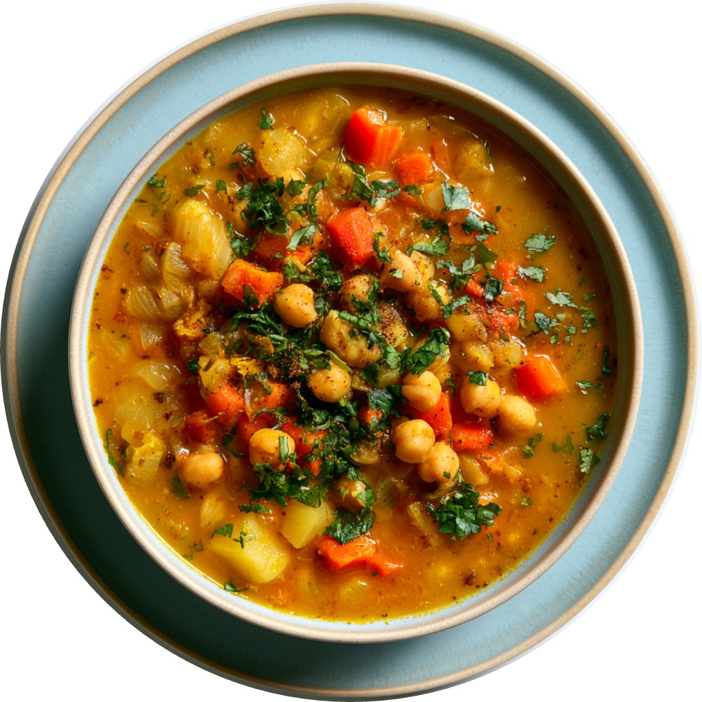 Indian Chickpea & Vegetable Soup