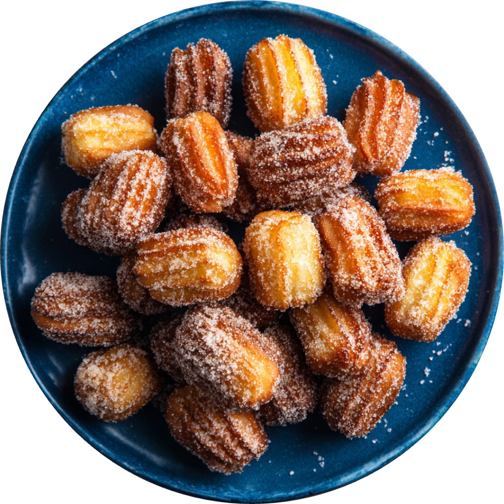 Crispy Outside, Fluffy Inside, Easy Churros Bites
