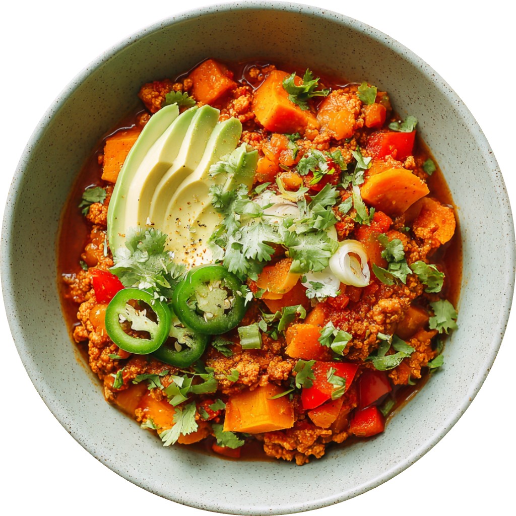 Sweet Potato Turkey Chili